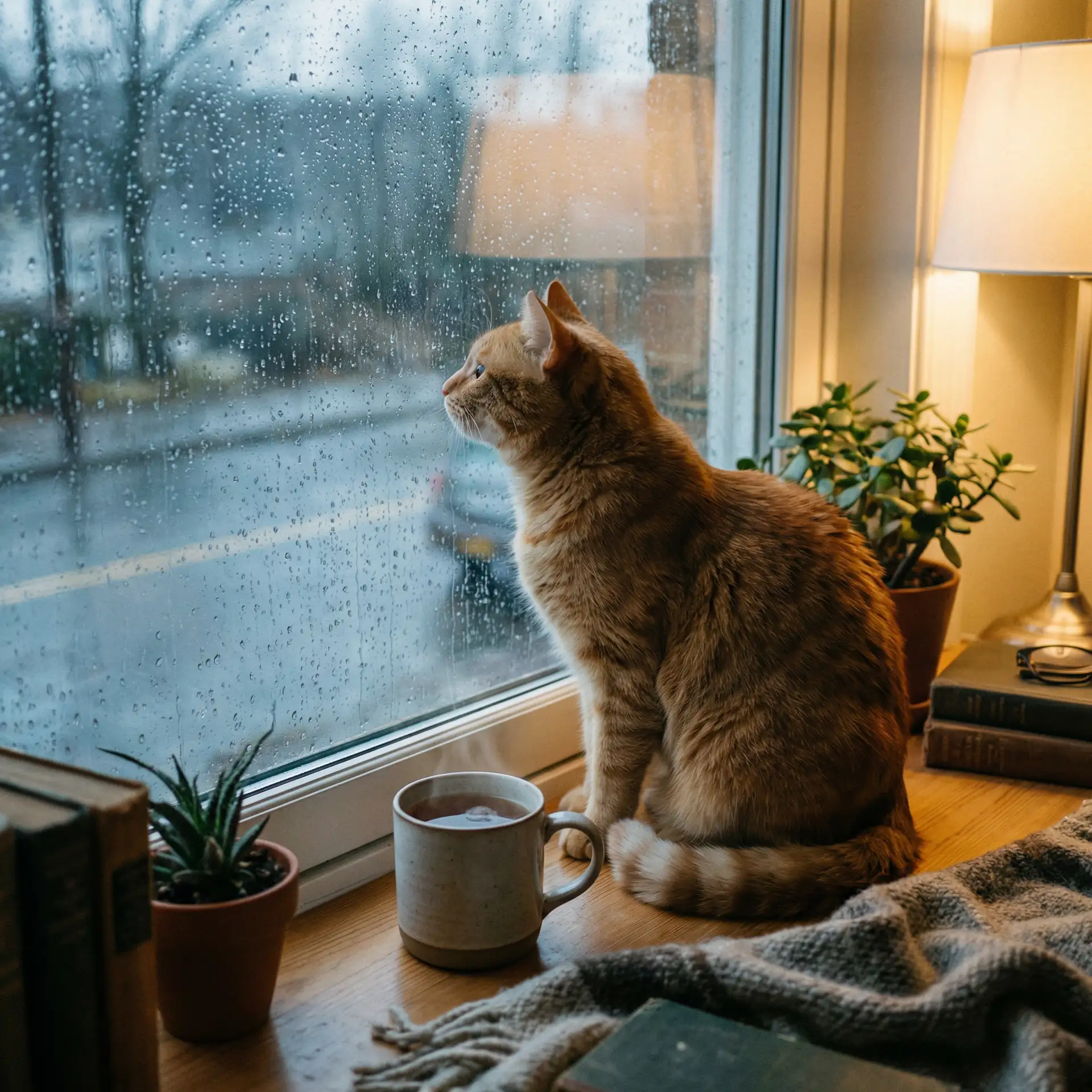 猫咪望着窗外的雨 - 女教师的特殊服务BD